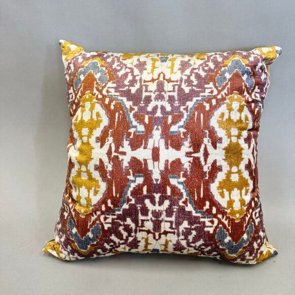 MacKenzie Child's Caravan Ikat Throw Pillow 16x16- set of 2 Indie Boho - Picture 16 of 16